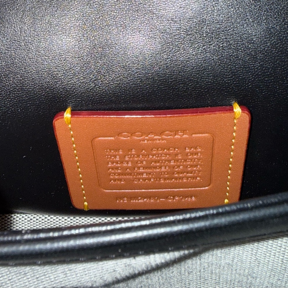 Coach Quilted Tabby 20 in Black/Silver - Picture 8 of 8
